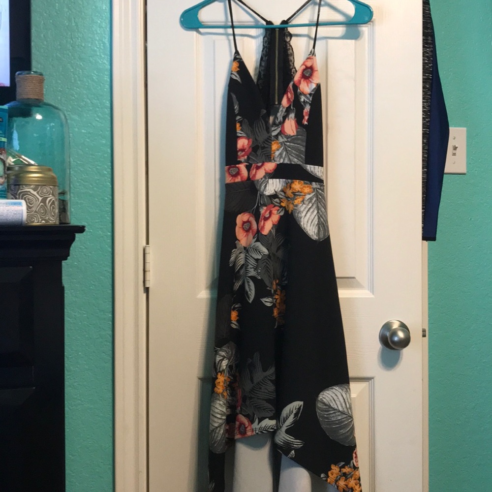 Charlotte Russe stretchy floral dress